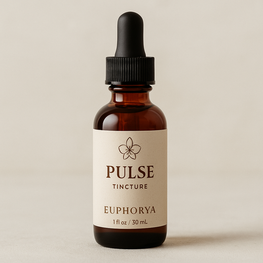 Pulse Tincture in brown dropper bottle